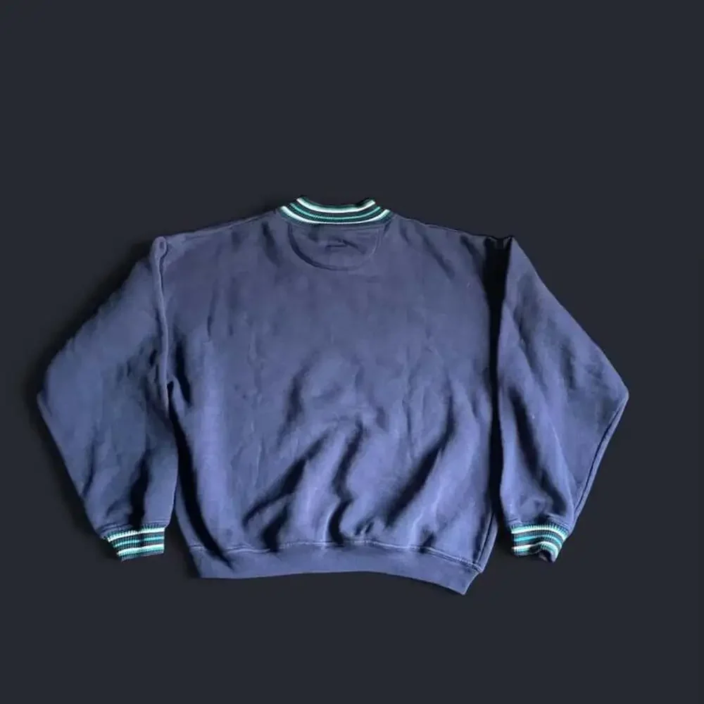 Vintage 90s Jacksonville Sweater Mens Large Golf Country Club Navy Varsity